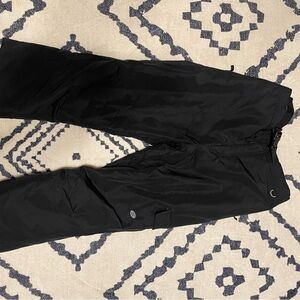 Black Joggers with Relaxed Fit and Full-Length Style